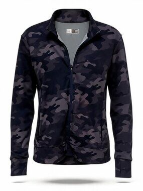 LOLE Gray Camo Full-Zip Jacket